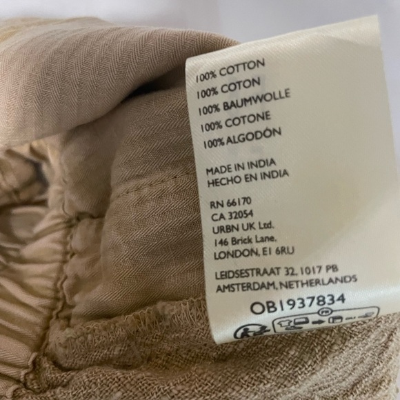 NWT Free People Solar Flare Baja Cotton Short in Warm Sand. Size Medium - Picture 9 of 9